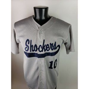 Baseball Jersey "The Shockers" Mens Large Stitched MINT Vintage 80s 1980s